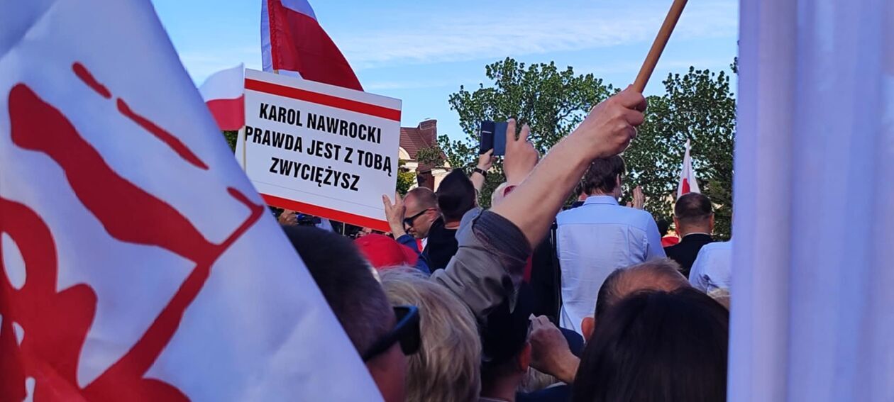  Karol Nawrocki w Białej Podlaskiej (30 maja) (zdjęcie 5) - Autor: EB