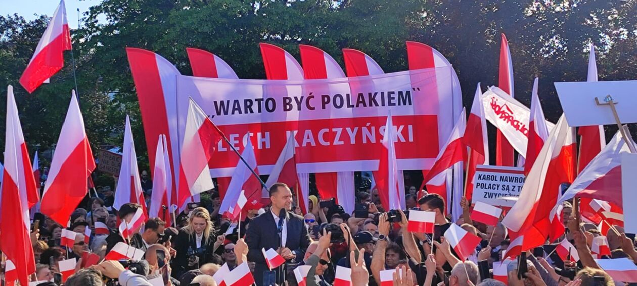  Karol Nawrocki w Białej Podlaskiej (30 maja) (zdjęcie 8) - Autor: EB