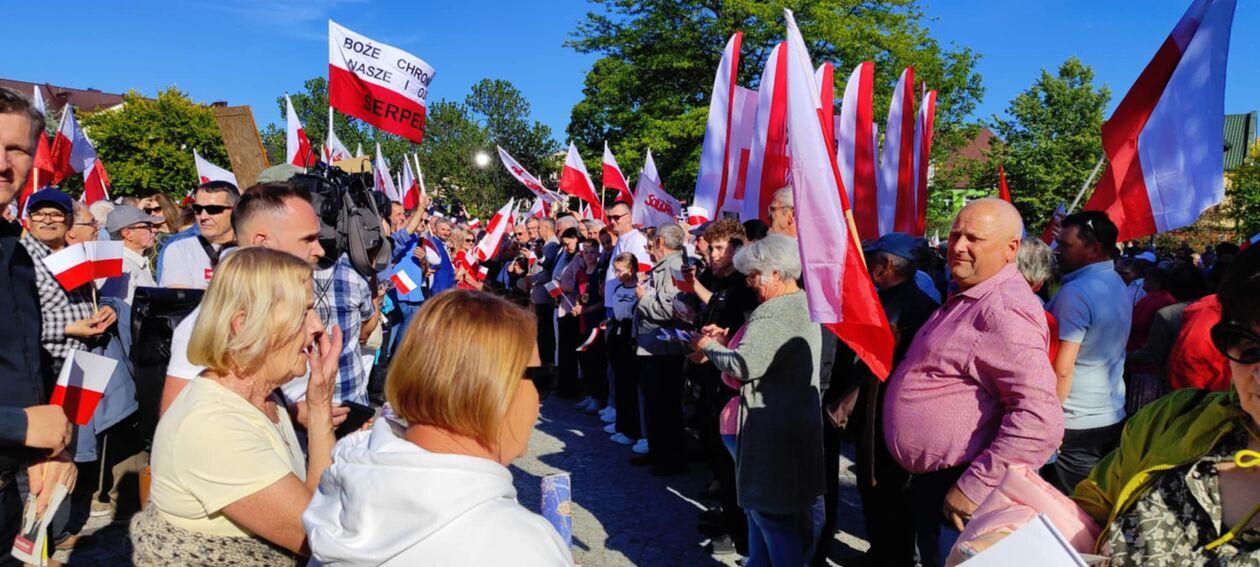  Karol Nawrocki w Białej Podlaskiej (30 maja) (zdjęcie 1) - Autor: EB