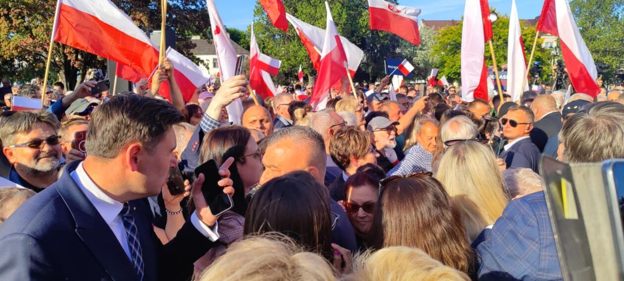  Karol Nawrocki w Białej Podlaskiej (30 maja) (zdjęcie 2) - Autor: EB