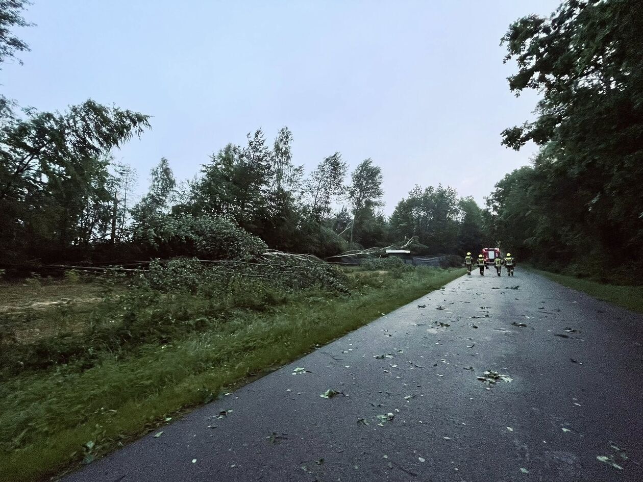  Burze w województwie lubelskim  (zdjęcie 3) - Autor: PSP w Kraśniku, OSP Urzędów