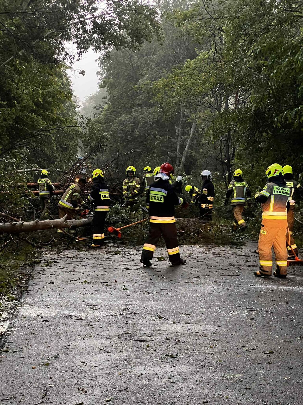  Burze w województwie lubelskim  (zdjęcie 7) - Autor: PSP w Kraśniku, OSP Urzędów