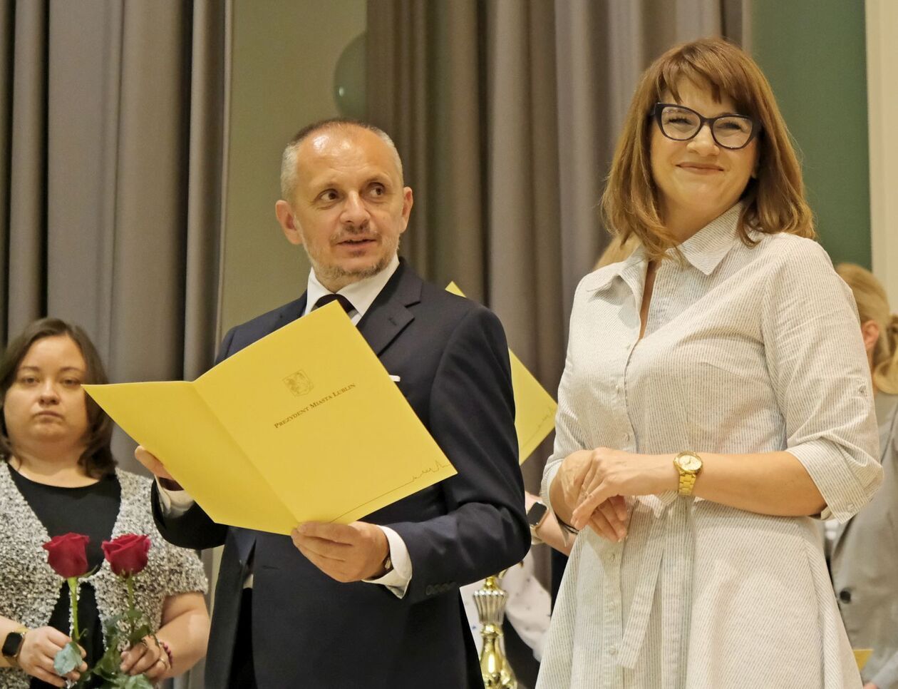  Laureaci  konkursów artystycznych szkół podstawowych i ponadpodstawowych w ZS nr 5 (zdjęcie 30) - Autor: DW