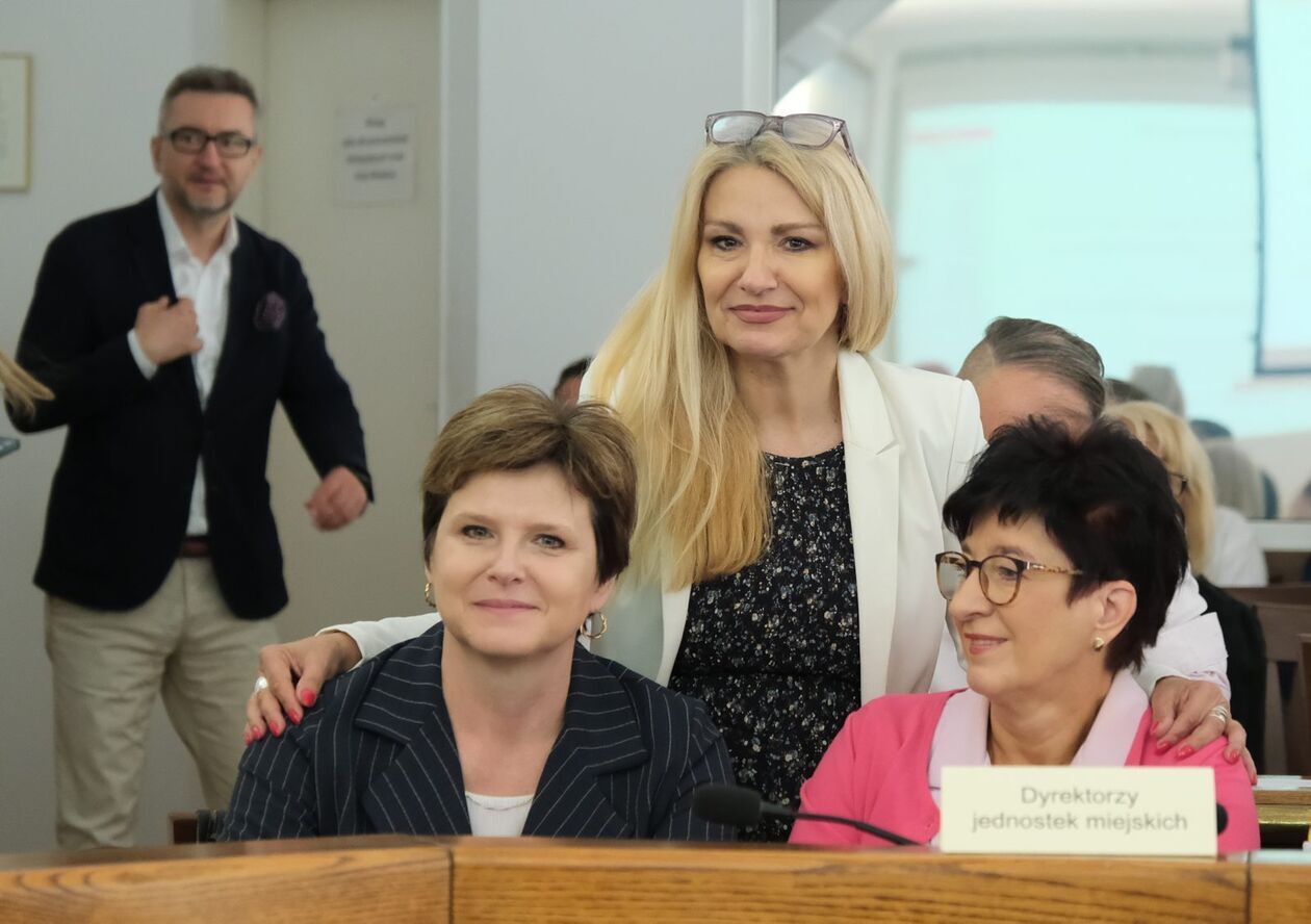 XII seja Rady Miasta - podziękowania dla koszykarzy PGE Start Lublin