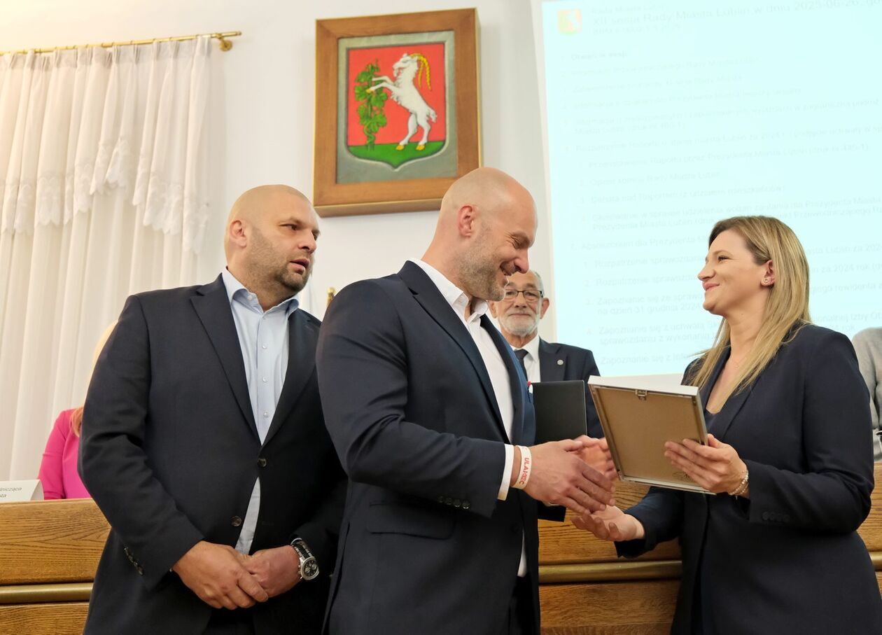  XII seja Rady Miasta - podziękowania dla koszykarzy PGE Start Lublin (zdjęcie 8) - Autor: DW