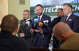 Konferencja prasowa Wojewody Lubelskiego dotycząca bezpieczeństwa na granicy. (zdjęcie 5)