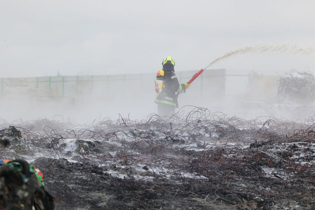  Zakład w Rzeczycy Ziemiańskiej po pożarze (zdjęcie 9) - Autor: DW