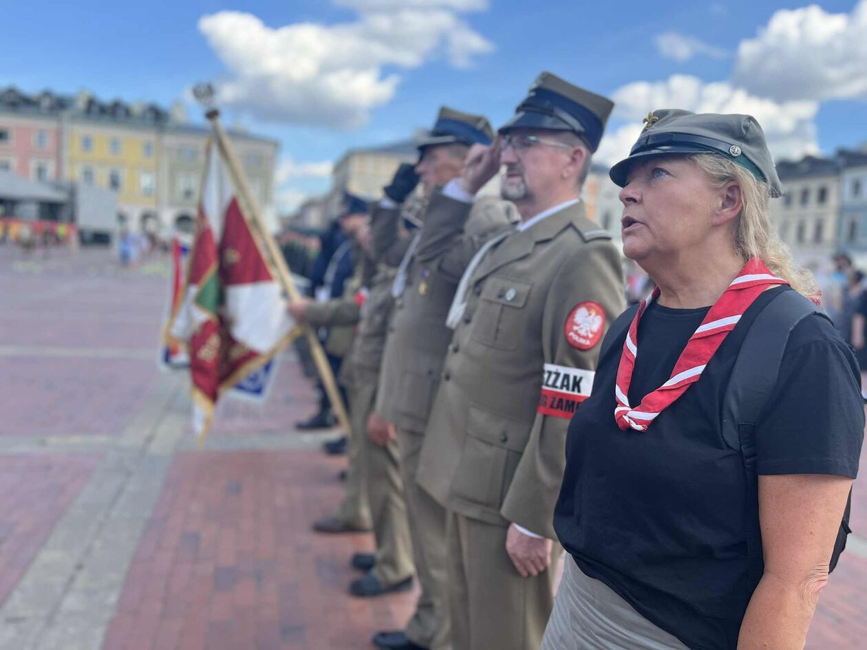  Obchody 81. rocznicy Powstania Warszawskiego w Zamościu  (zdjęcie 49) - Autor: Anna Szewc