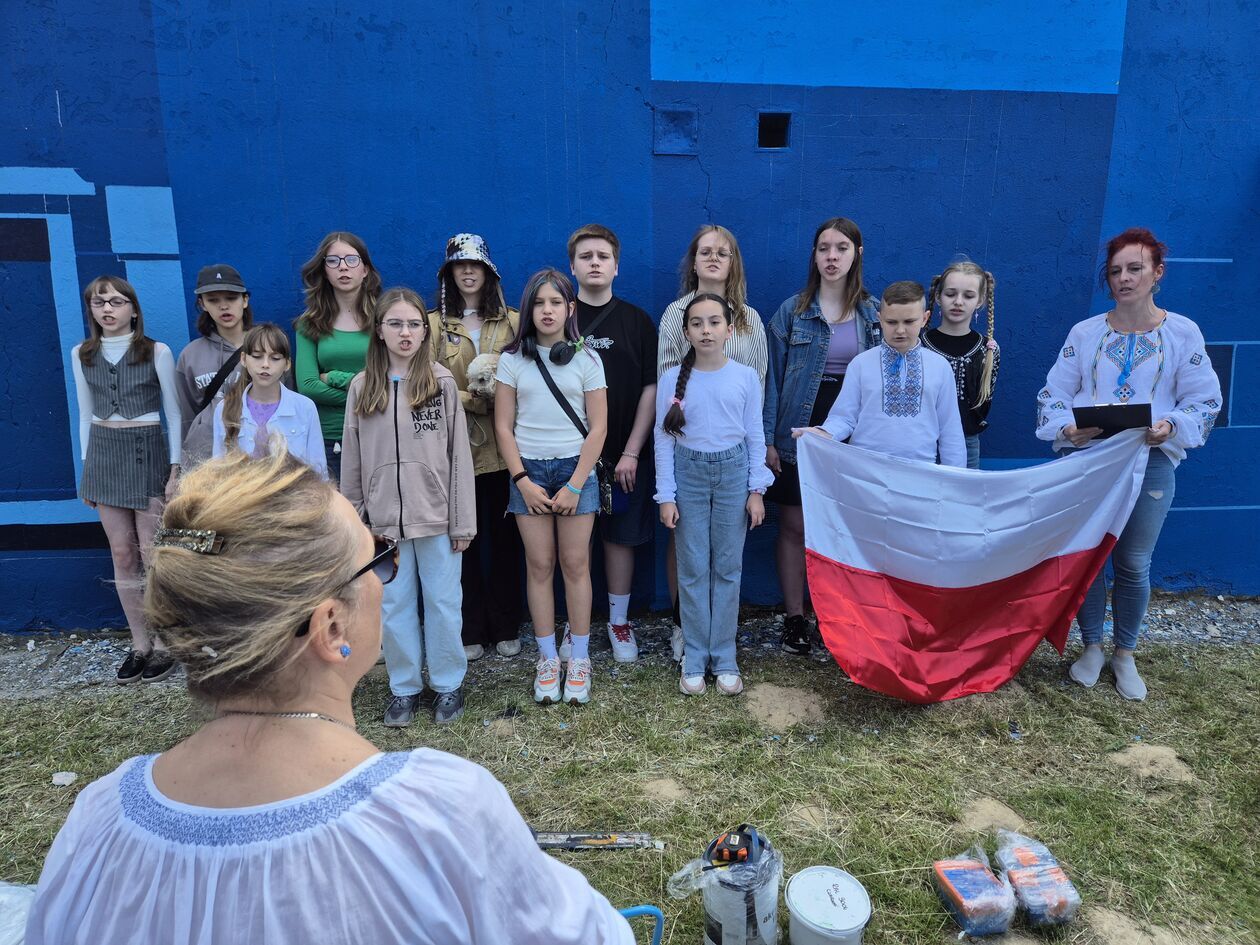 Tak powstawał „Murale Wdzięczności Miastu Lublin – Miastu Ratownikowi”