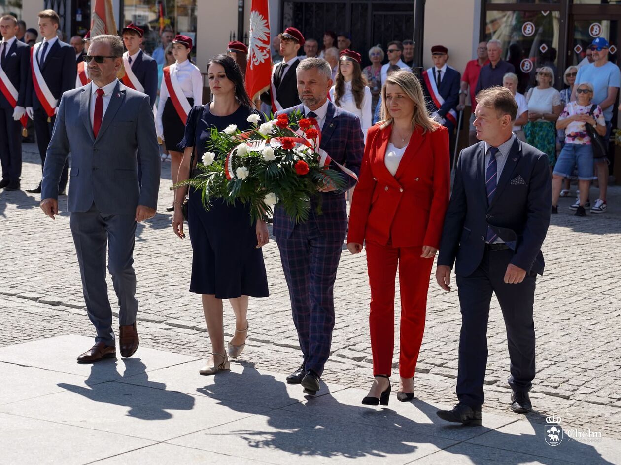  Chełm uczcił Święto Wojska Polskiego i 105. rocznicę Cudu nad Wisłą (zdjęcie 3) - Autor: Miasto Chełm/fb