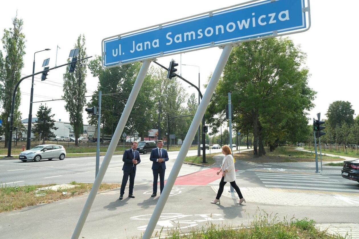 Wyremontowana ul. Samsonowicza - Autor: DW