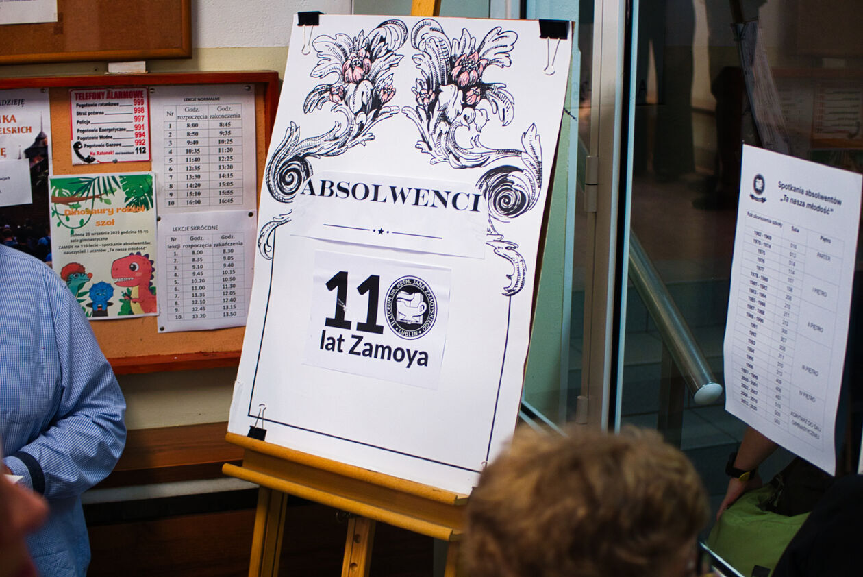  110 lecie Zamoya - spotkanie absolwentów w szkole (zdjęcie 4) - Autor: Michał Żyszkiewicz