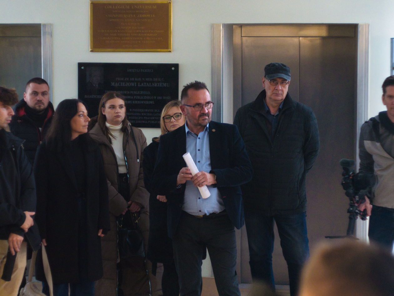  Odsłonięcie Koziołka Tomka pod Uniwersytetem Medycznym  - Autor: Michał Żyszkiewicz