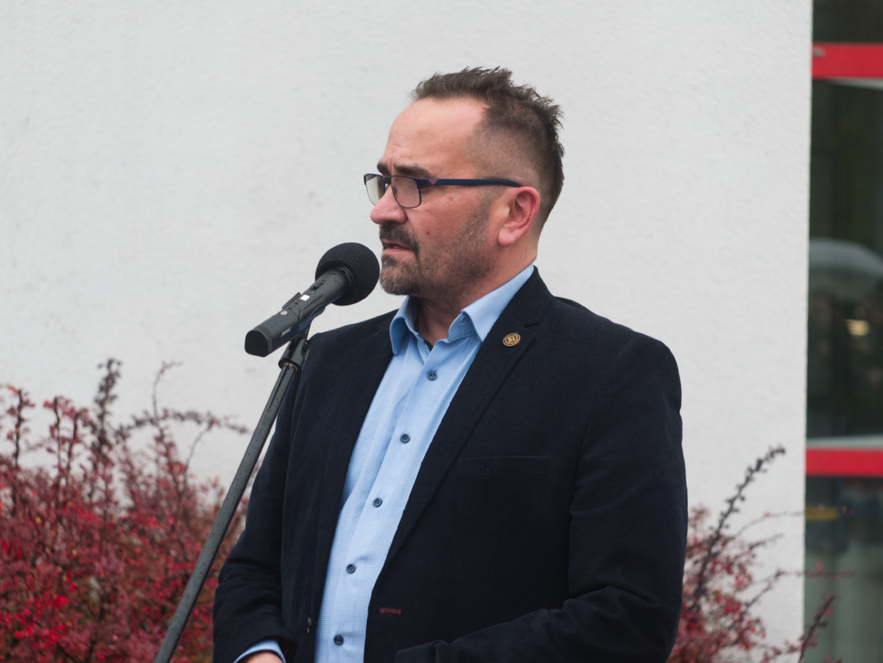  Odsłonięcie Koziołka Tomka pod Uniwersytetem Medycznym (zdjęcie 12) - Autor: Michał Żyszkiewicz