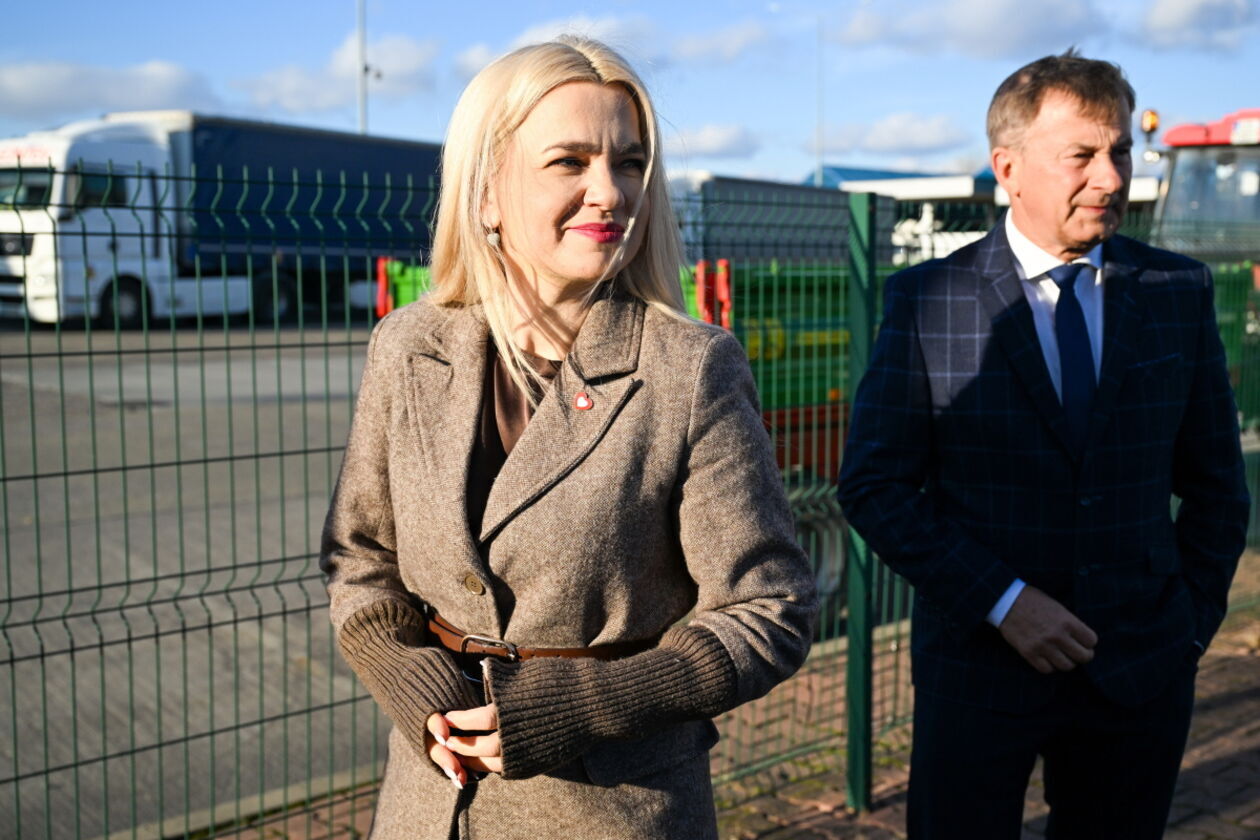  Konferencja wiceminister Małgorzaty Gromadzkiej w Dorohusku (zdjęcie 1) - Autor: PAP/Wojtek Jargiło