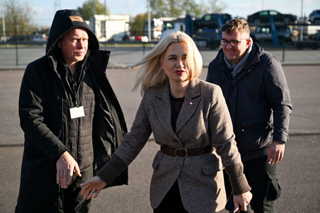  Konferencja wiceminister Małgorzaty Gromadzkiej w Dorohusku (zdjęcie 3) - Autor: PAP/Wojtek Jargiło