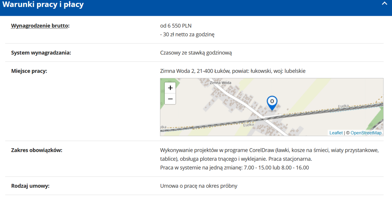  <p><a href="https://oferty.praca.gov.pl/portal/lista-ofert/szczegoly-oferty/220a9a8f87b30efc1ce792d1418ec53f">&gt;&gt; LINK DO OFERTY &lt;&lt;</a></p>