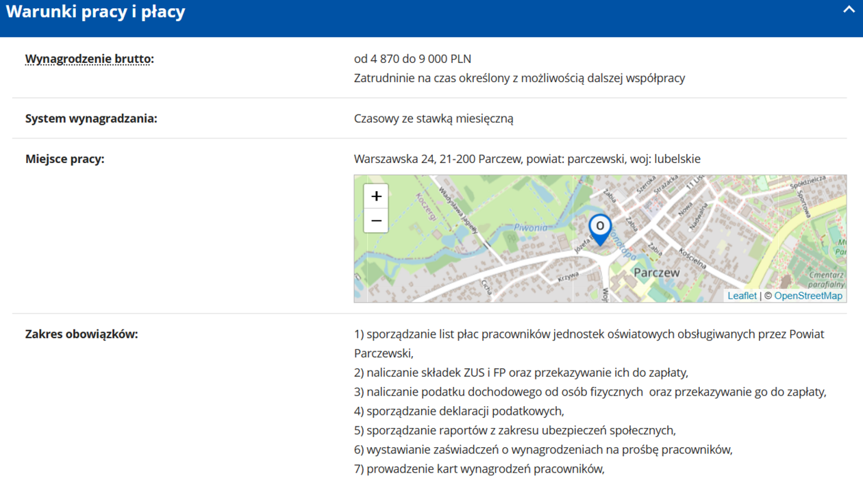  <p><a href="https://oferty.praca.gov.pl/portal/lista-ofert/szczegoly-oferty/fad30bd2928374eca2580838e5970763">&gt;&gt; LINK DO OFERTY &lt;&lt;</a></p>