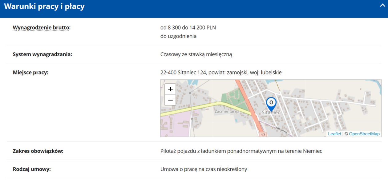  <p><a href="https://oferty.praca.gov.pl/portal/lista-ofert/szczegoly-oferty/203f03b7075a58d6a1b60d88019f1595">&gt;&gt; LINK DO OFERTY &lt;&lt;</a></p>