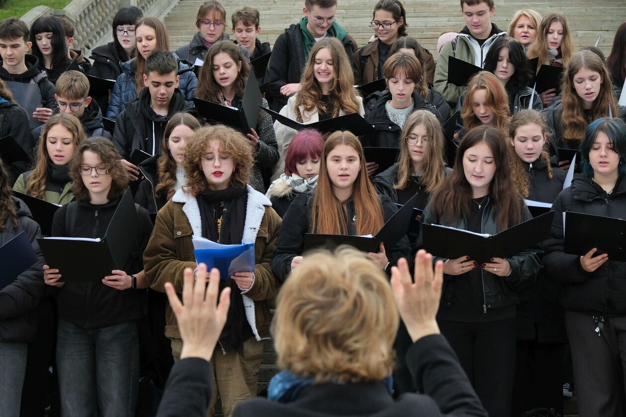   Misterium pt. Lublin. Fuga śmierci. przygotowana przez Teatr NN (zdjęcie 22) - Autor: DW
