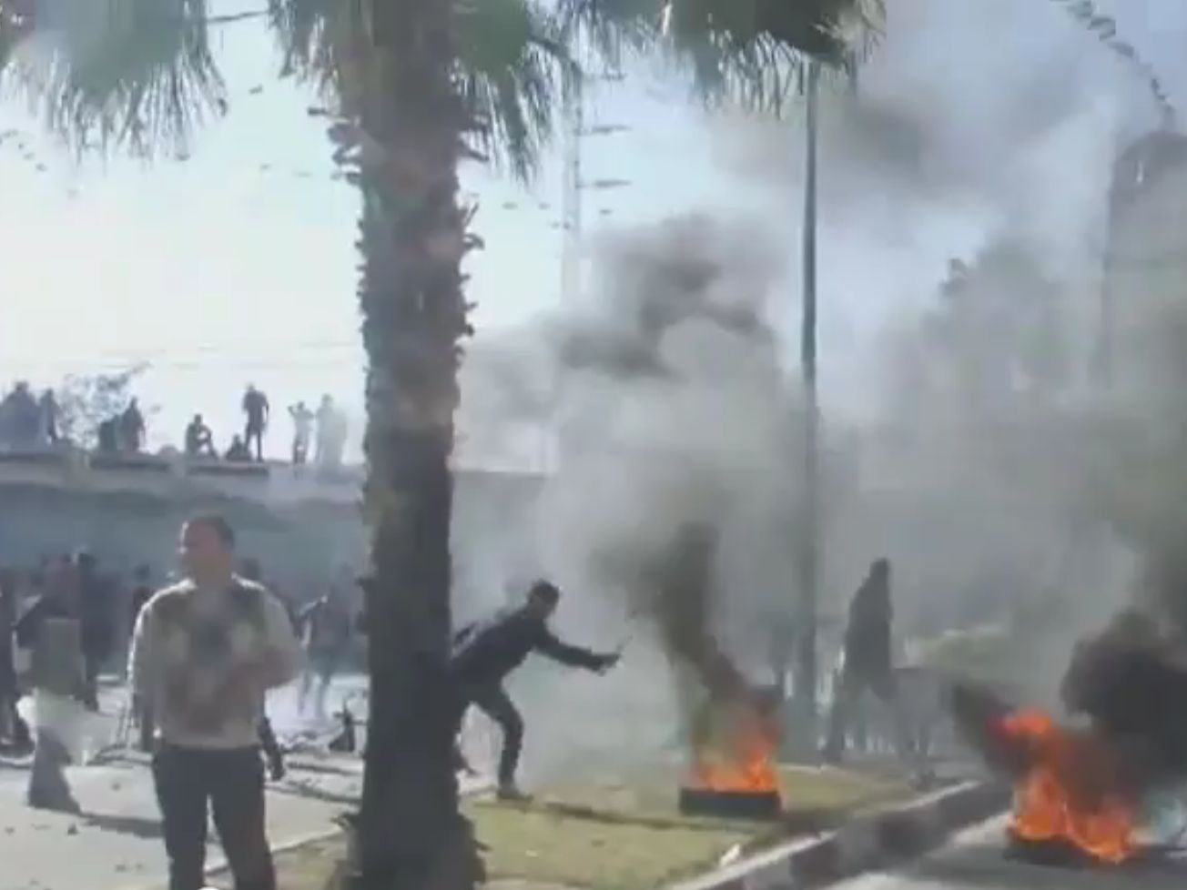 Zamieszki w Tunezji (YouTube)