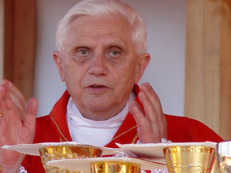 Papież Benedykt XVI (Janusz Stachoń / CC BY)