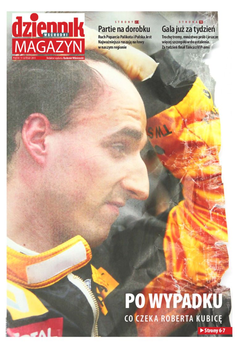 Magazyn, reporterski dodatek do Dziennika Wschodniego w kioskach w piątek, 11 lutego 2011 roku.