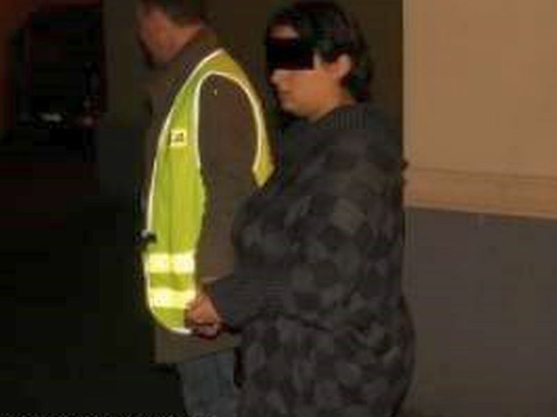 Jedna z zatrzymanych kobiet (policja)