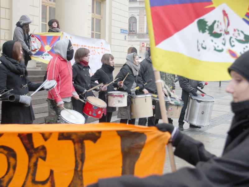 Manifestacja solidarności z Tybetem (Bartłomiej Żurawski)
