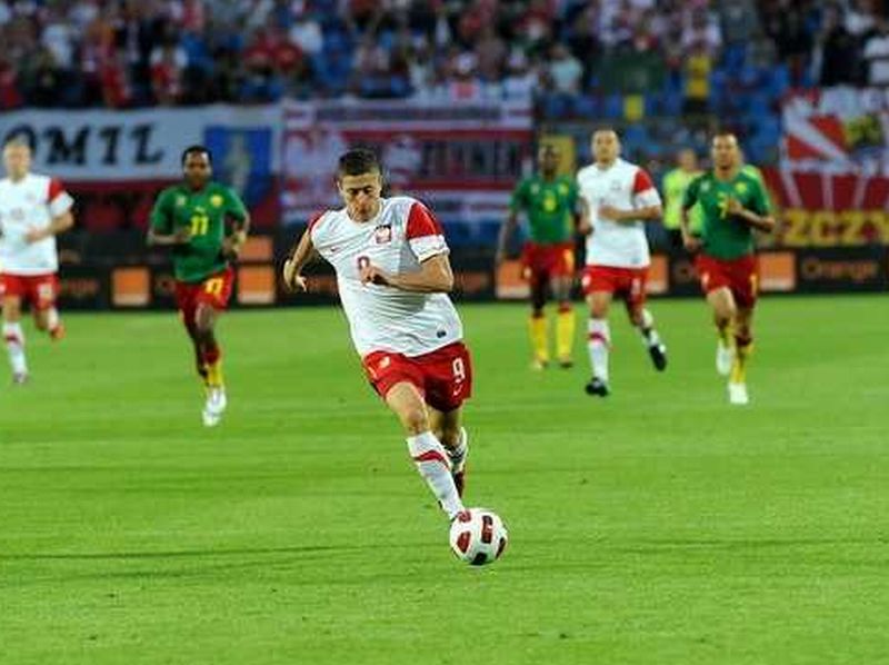 Robert Lewandowski zdobył zwycięskiego gola dla Borussi Dortmund w piątkowym meczu z FC Koeln (Marci