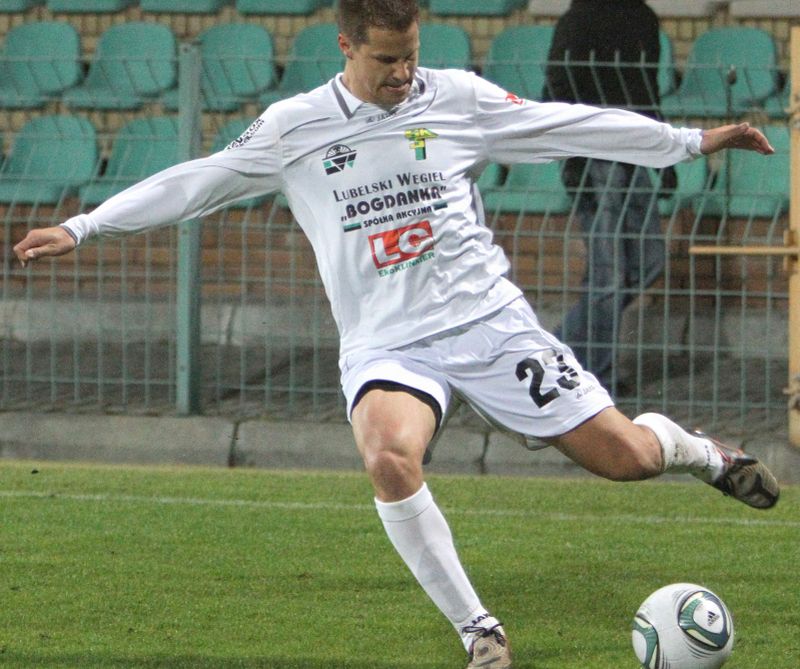 Tomas Pesir zdobył swoją pierwszą bramkę w meczu ligowym dla GKS Bogdanka, ale "zielono-czarni" i 
