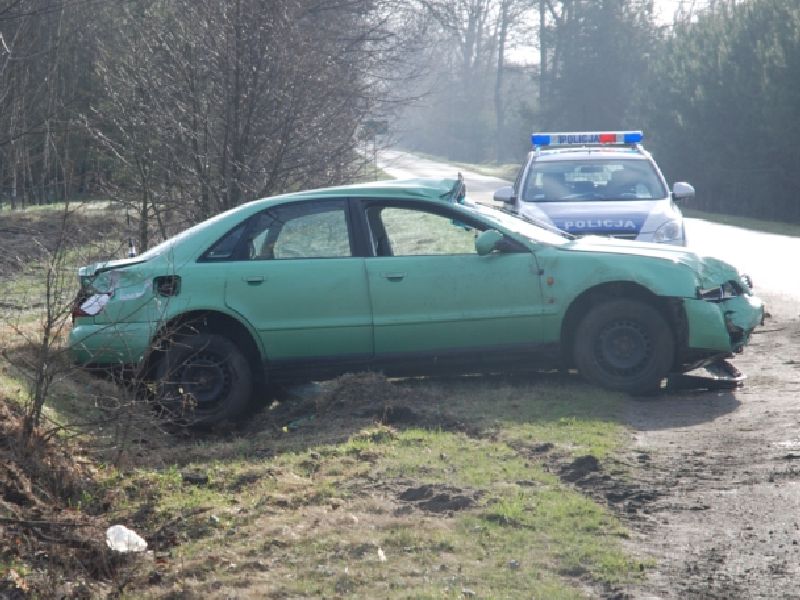 Wypadek w Kolonii Serniki (Policja)