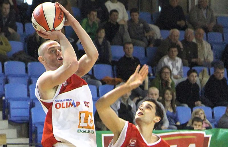 Olimp-Start Lublin wygrał pierwszy mecz z Astorią Bydgoszcz 73:63 (MACIEJ KACZANOWSKI)