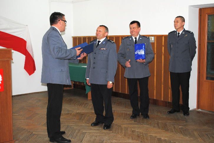 Pożegnanie komendanta biłgorajskiej policji (Policja)