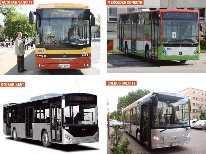 Komisja ma cztery marki do wyboru: otokar (716 tys. zł netto za autobus), autosan sancity (733 tys. 