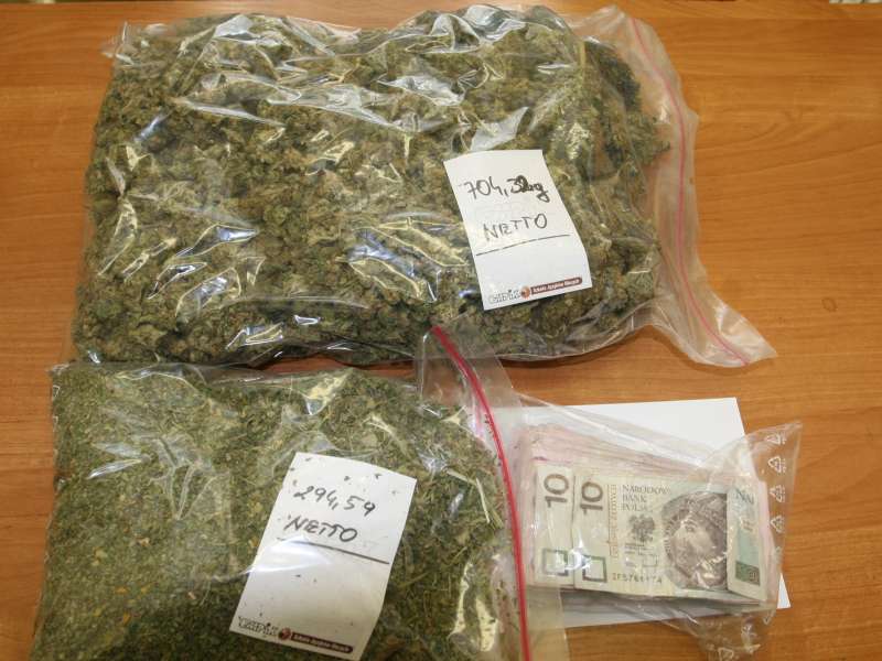Marihuana znaleziona w torbie (KWP Lublin)
