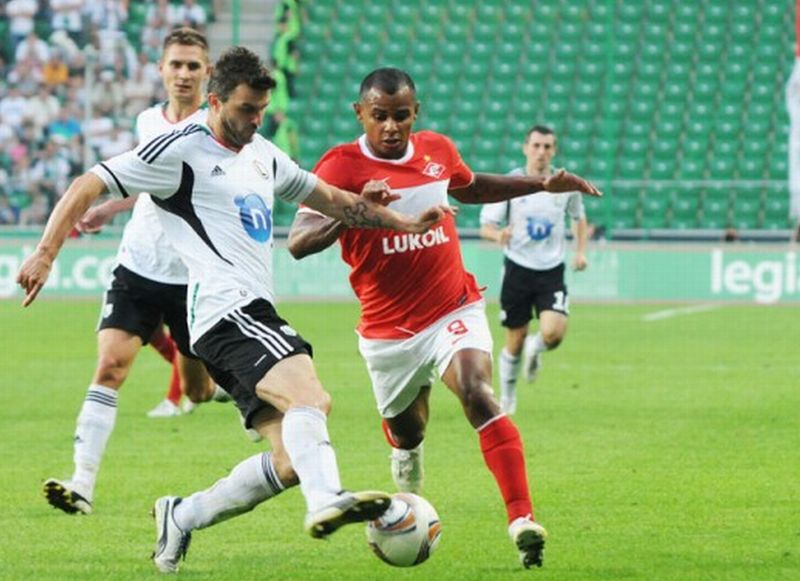 Legia warszawa pokonała Spartak Moskwa 3:2 i zagra w Lidze Europejksiej (MMWARSZAWA)
