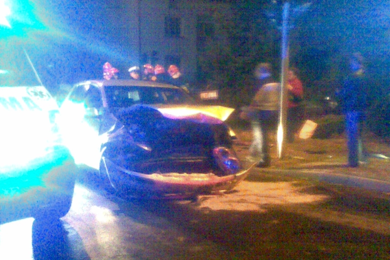 Wypadek w Białej Podlaskiej (Łukasz / Alarm24)