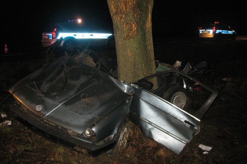 Tragiczny wypadek w miejscowości Żabce (KWP Lublin)