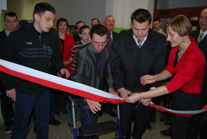 Uroczyste otwarcie odbyło się dzisiaj (Starostwo Powiatowe w Biłgoraju)