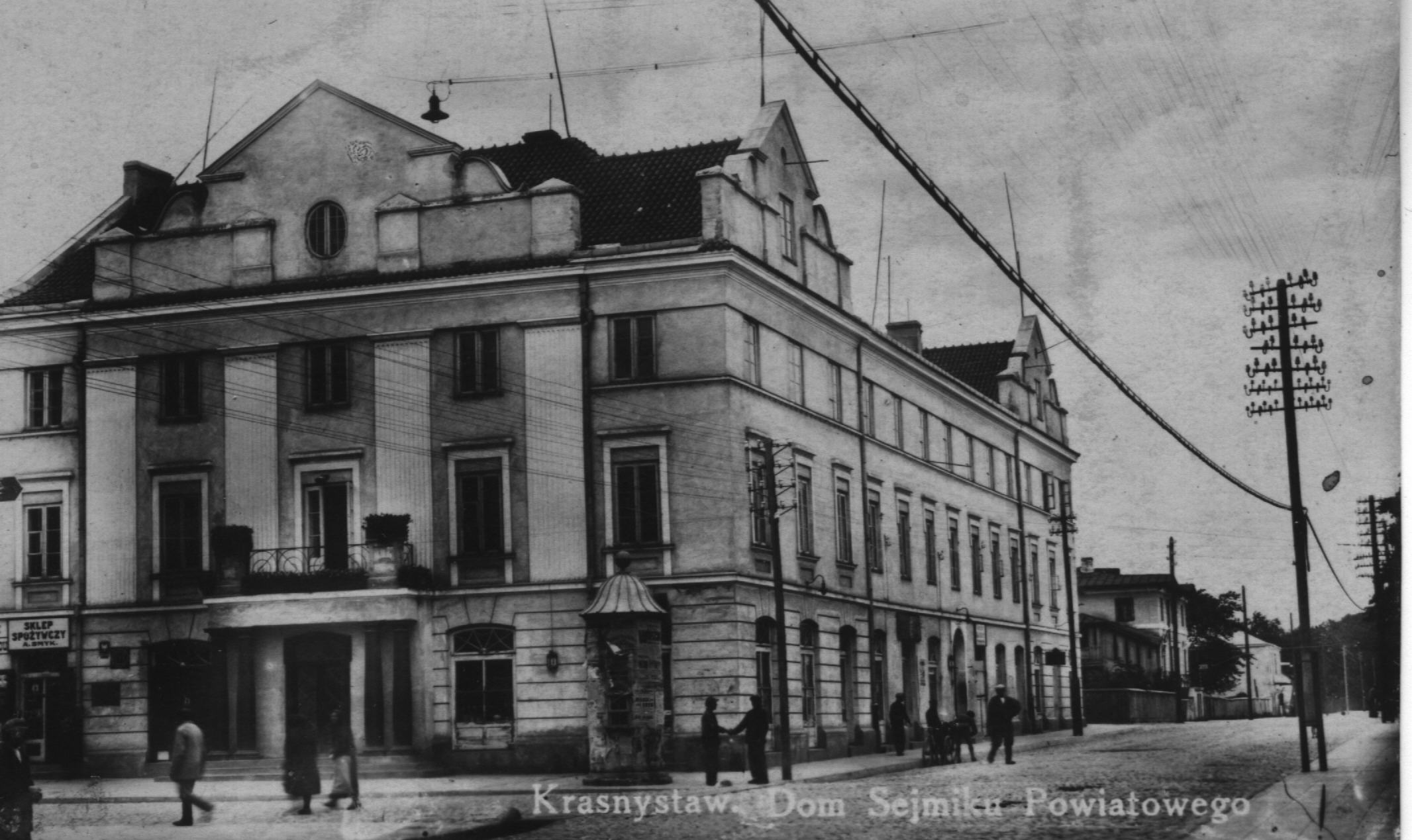 Tak wygladał Dom Sejmikowy przed ostatnią wojną (Fot. Archiwum UM Krasnystaw)