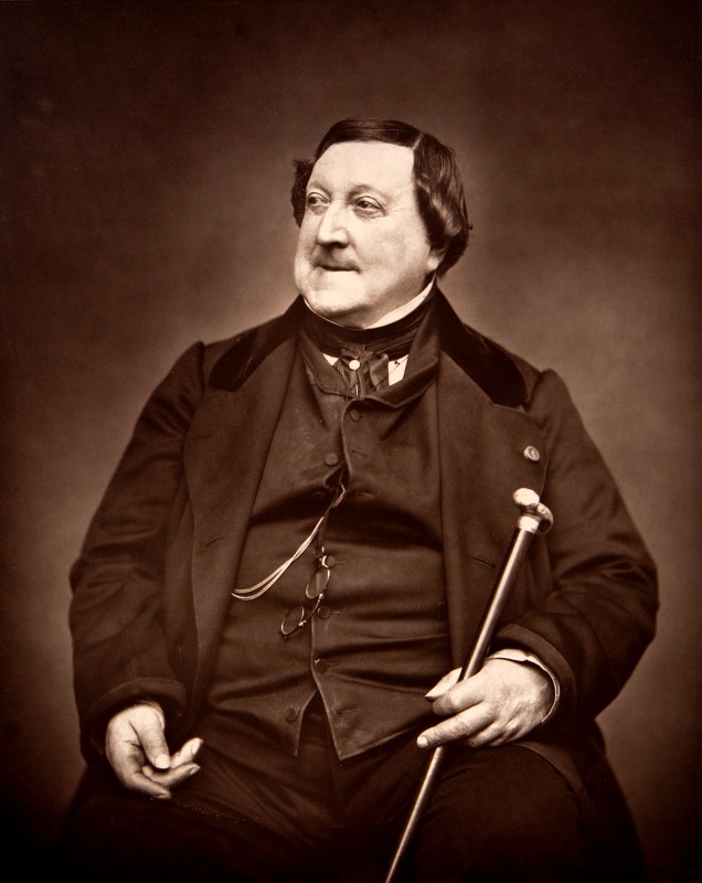 Gioachino Rossini. Dziś 220. urodziny włoskiego kompozytora (Etienne Carjat, French)