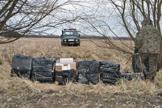 Na początek przemytnicy stracili towar wart ponad 60 tys. zł (Nadbużański Oddział Straży Granicznej)