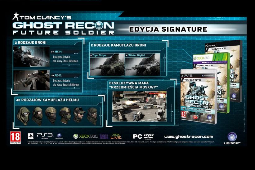 Ghost Recon: Future Soldier Edycja Signature