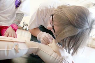 Mały ratownik w akcji (Jacek Świerczyński)