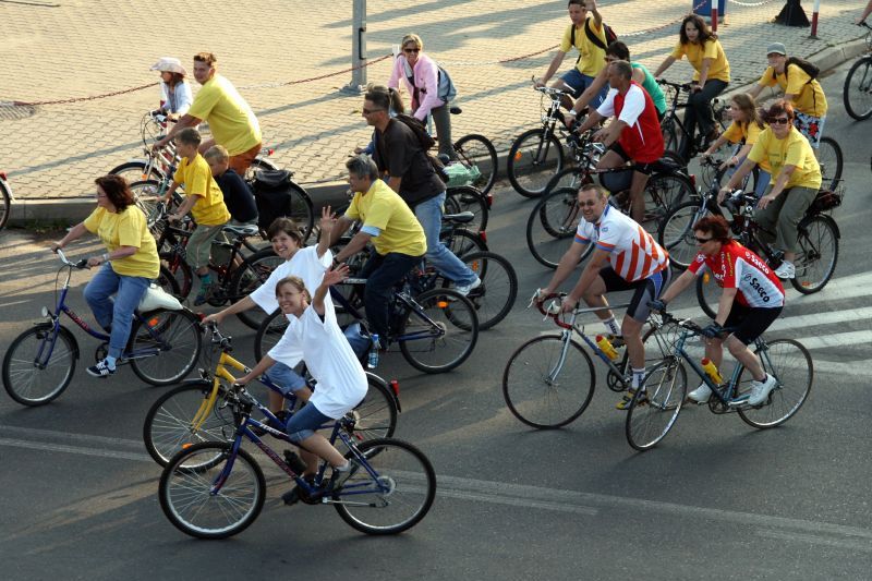 Trwa konkurs rowerowy Dziennika Wschodniego. Na zdjęciu widok na Małopolski Przełom Wisły z Górek Pa