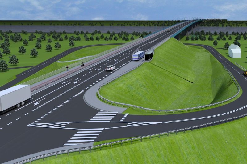 Tak ma wyglądać nowy most na Wiśle. Pojedziemy tędy m.in. do Radomia i Kielc.<br />
 (Urząd Marszałkowski