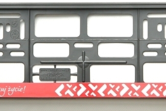 Promocyjne ramki do tablic rejestracyjnych