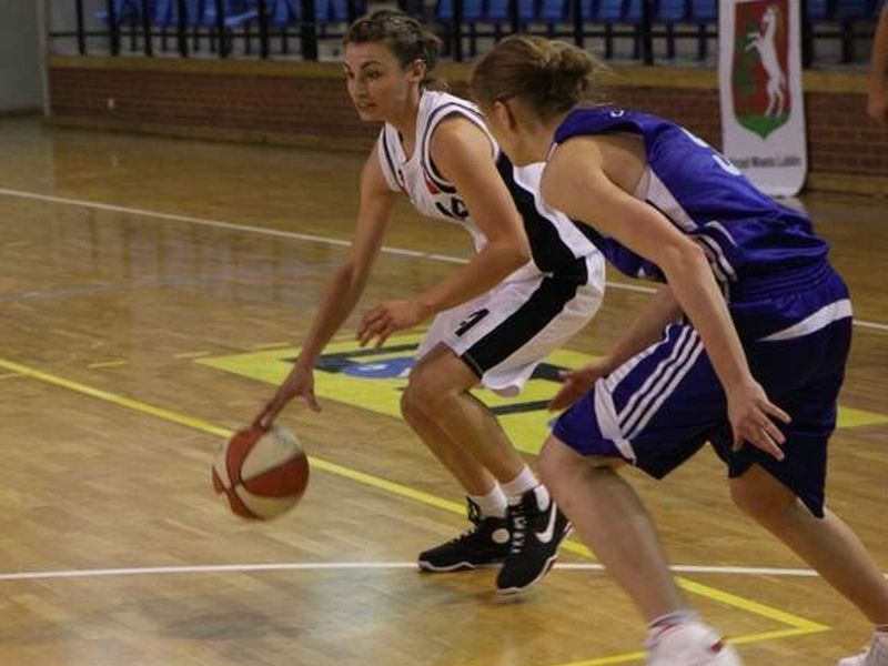 Daria Cybulak była najskuteczniejszą koszykarką AZS UMCS w sobotnim meczu (Maciej Kaczanowski/Archiw
