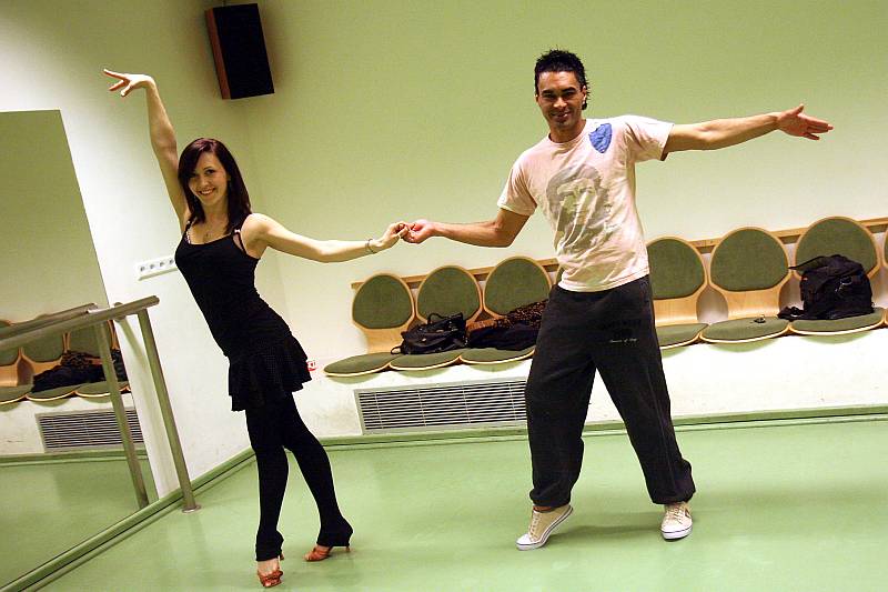 Sergio Batata i Daria Skakowska pracują nad choreografią (Jacek Świerczyński)